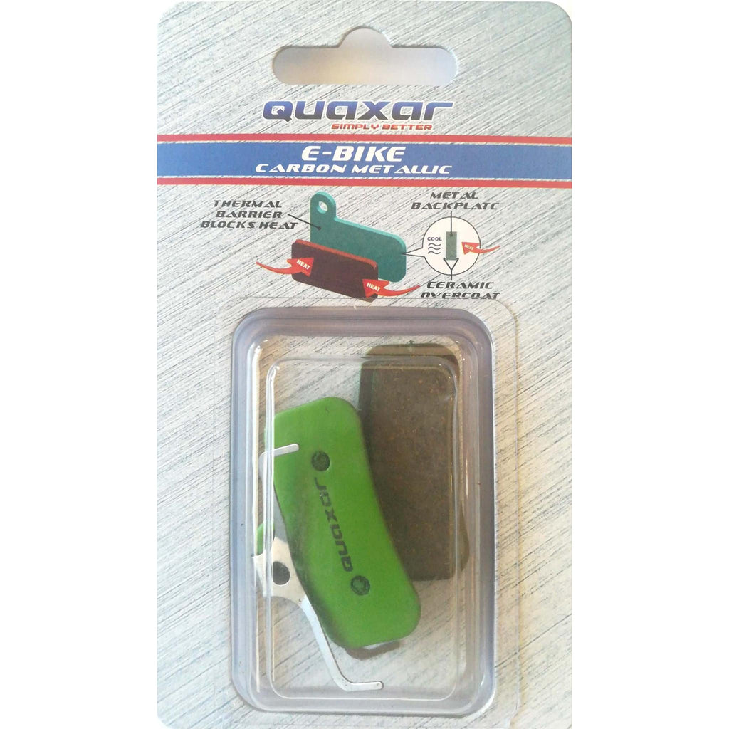 Quaxar Carbon Metallic E-Bike Disc Brake Pads-Parts > Brake Pads MTB-Online Bicycle Shop