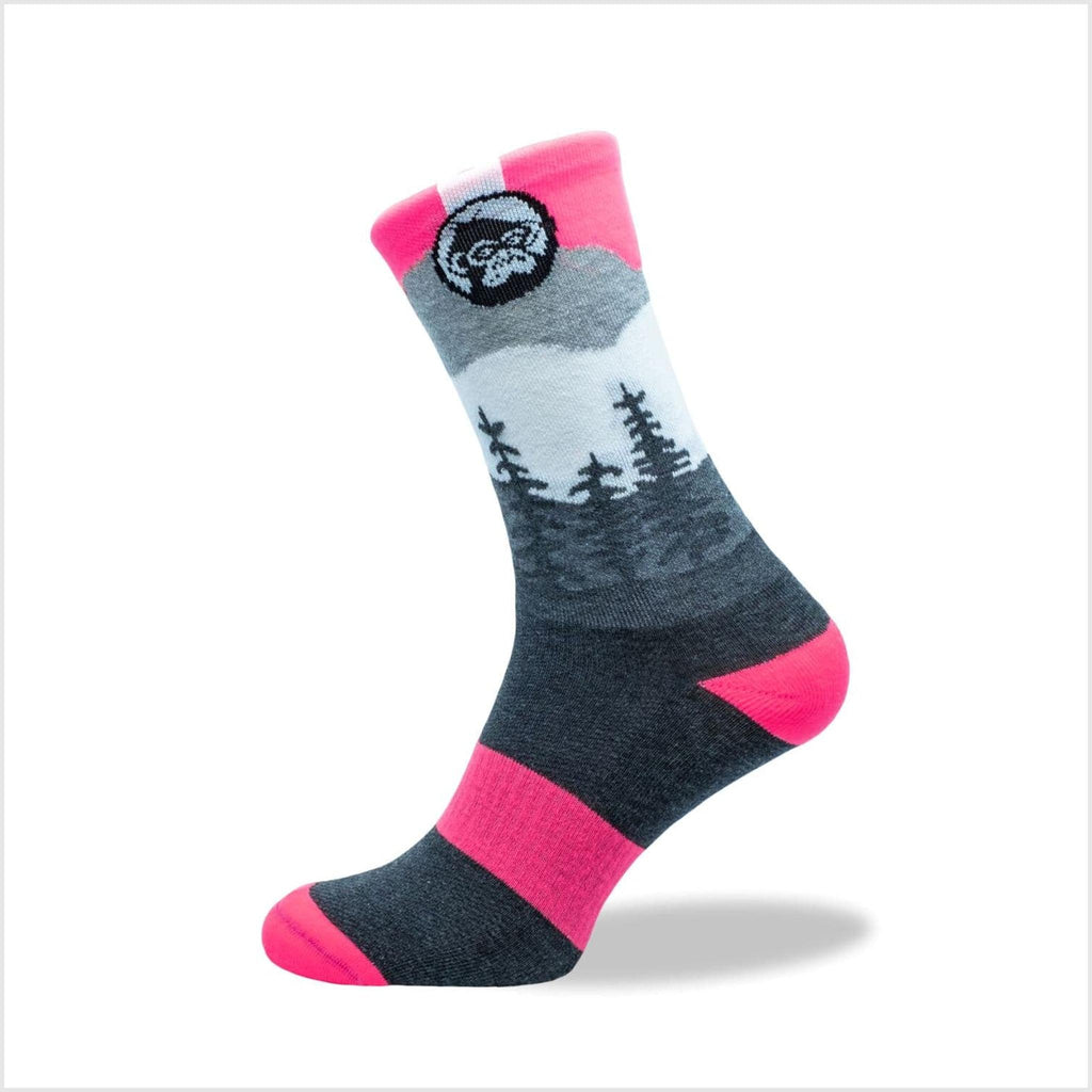 Grumpy Monkey Forest Grey Socks-Gear > Socks-Online Bicycle Shop