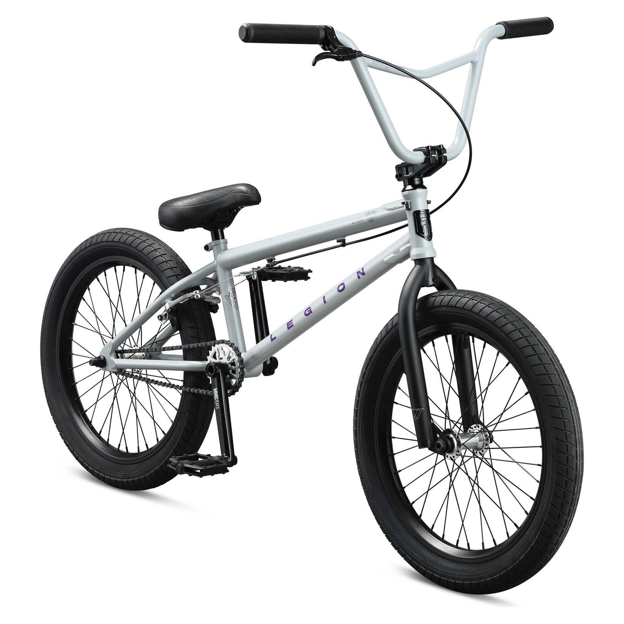 Silver Grey Bmx Mongoose L100 BMX Grey Online Bicycle Shop
