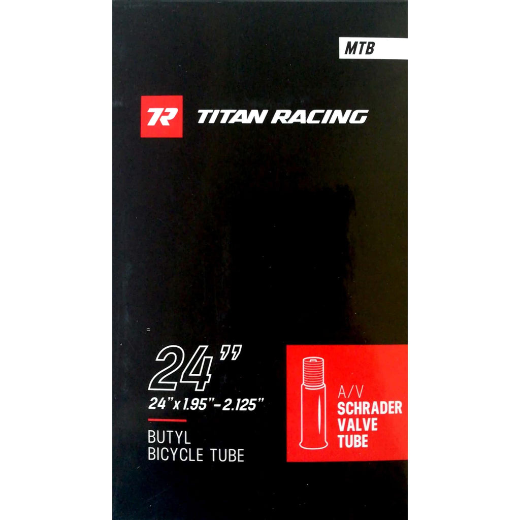 Titan Racing Tube 24"x 1.95-2.125 Schrader-Wheels & Tyres > Tubes-Online Bicycle Shop