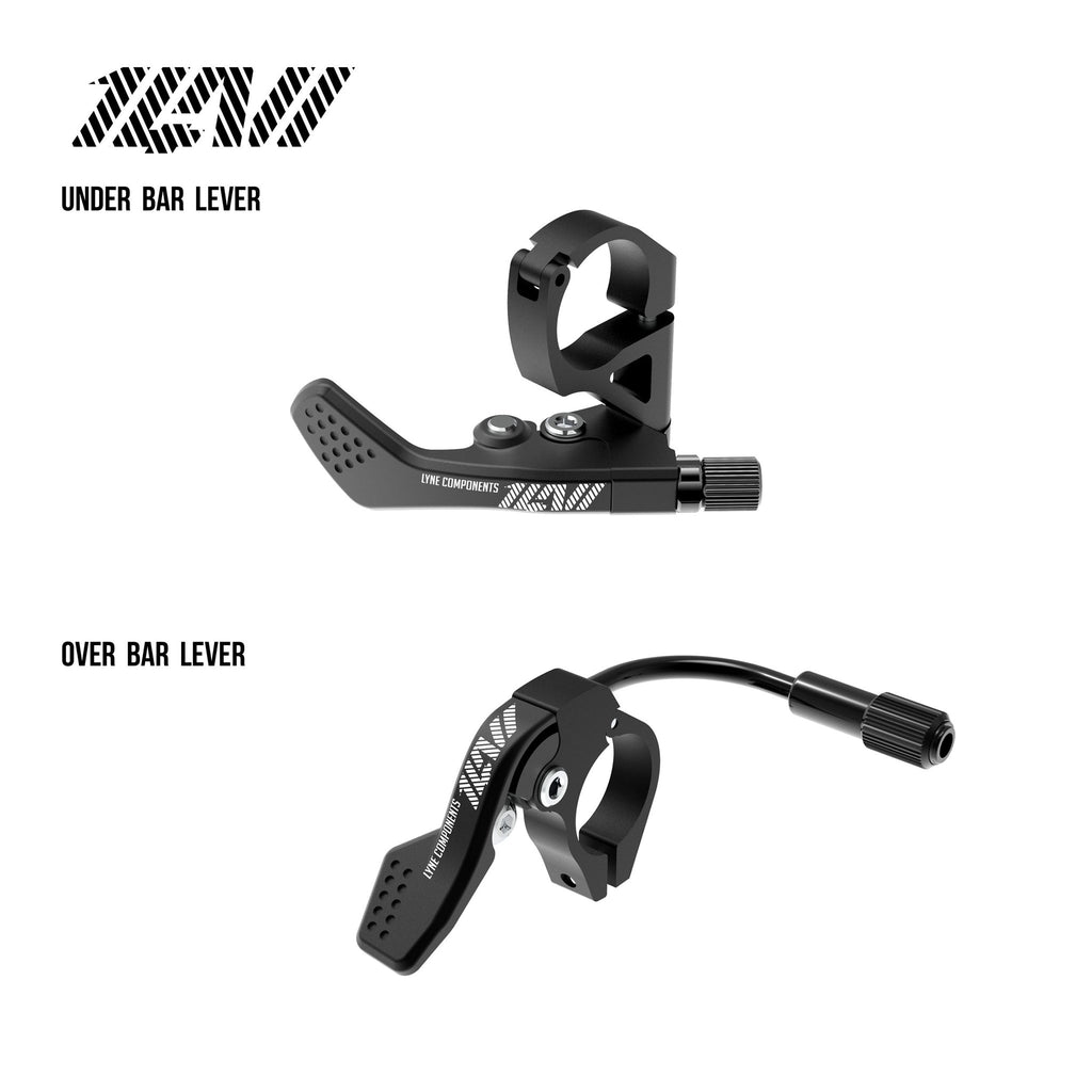 Lyne Contour Dropper Seat Post 31.6mm x 125mm Internal-Parts > Seat Posts-Online Bicycle Shop