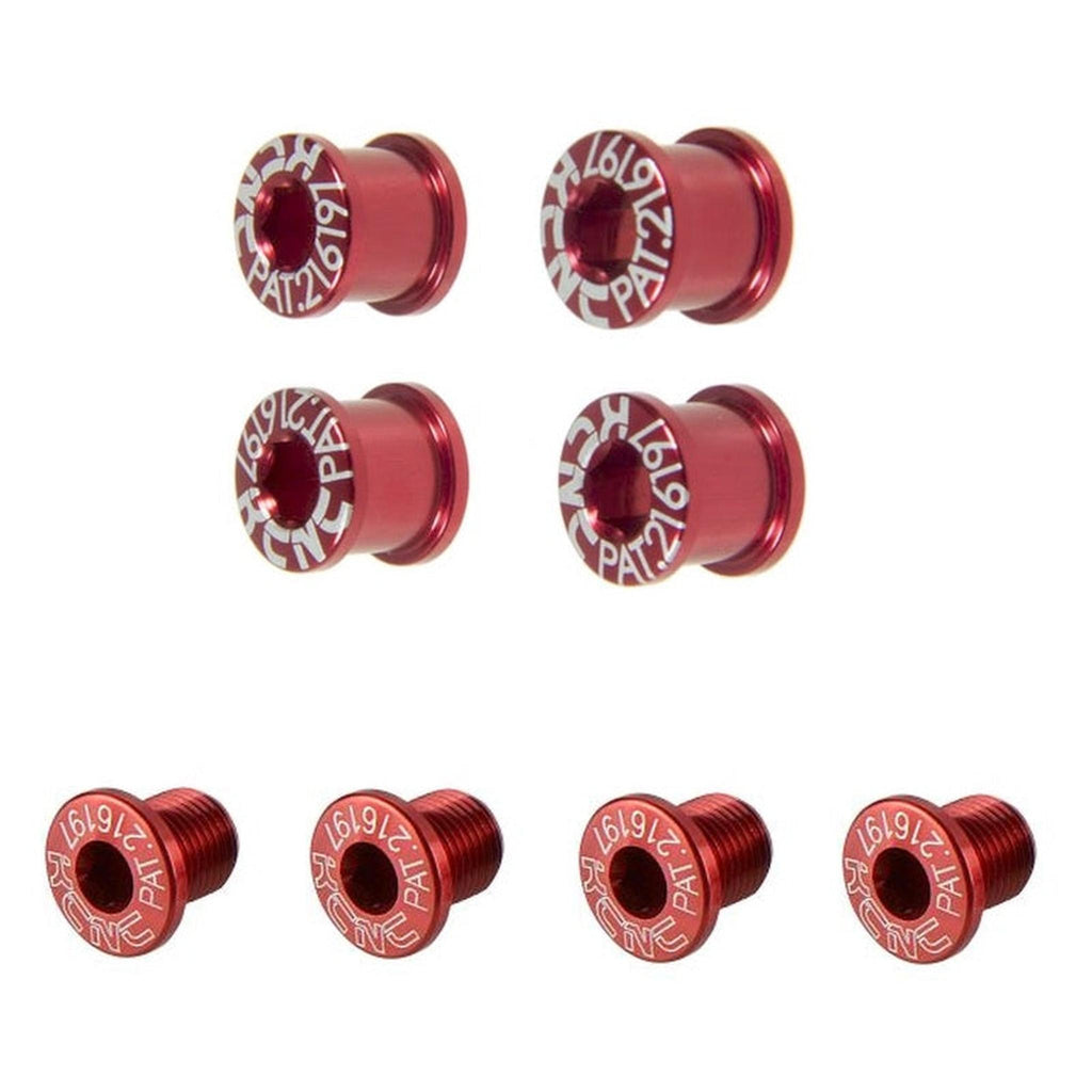 KCNC Chainring Bolts MTB Red Pack of 4-Parts > Bolts-Online Bicycle Shop