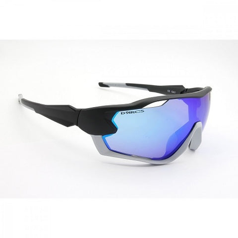 Darcs SG Vivid F-Mat Blk/Gry l-Blue Revo Sunglasses