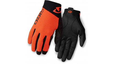 Giro Rivet II Long Finger Large Orange Gloves