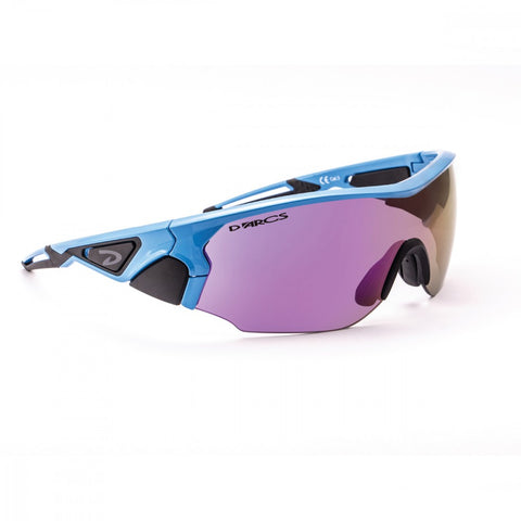 Darcs Slick Full Gloss Purple Lense Revo Sunglasses